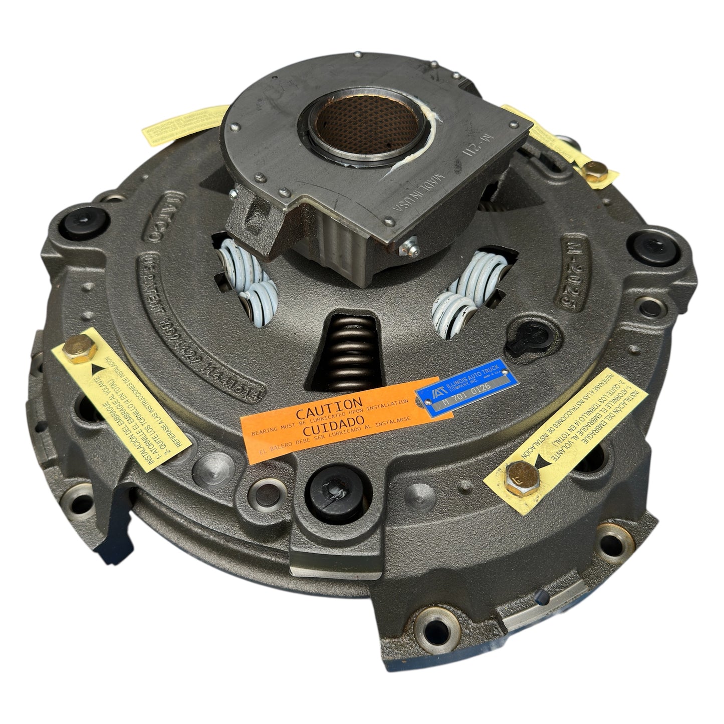 309701-20 ILLINOIS AUTO - 15.5" x 2" 7-Spring - AutoSet - Self Adjust Clutch Assembly