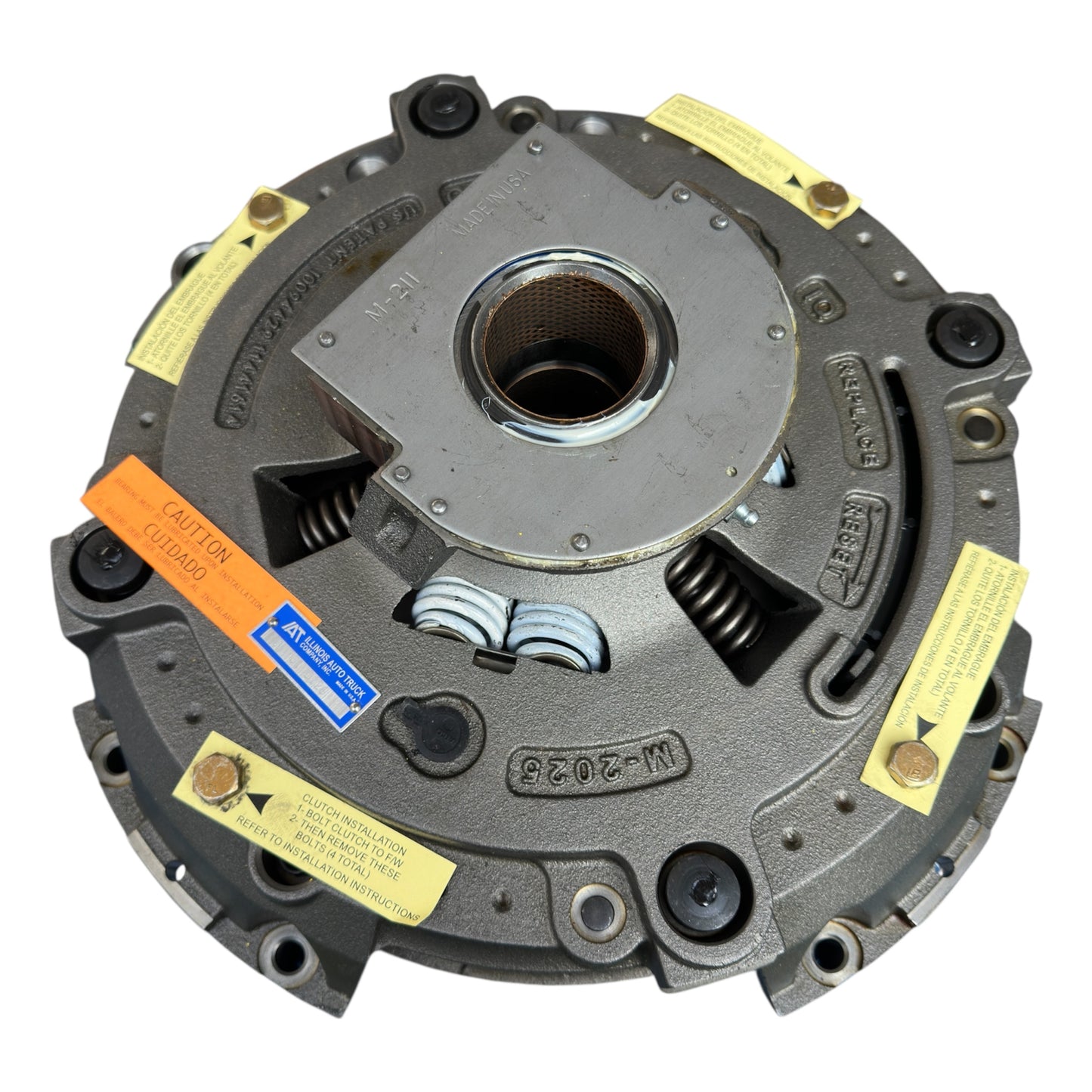 309701-25 ILLINOIS AUTO - 15.5" x 2" 7-Spring - AutoSet - Self Adjust Clutch Assembly